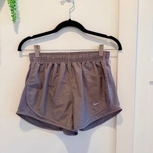 Nike Tempo Dro-Fit Gray Women's Running Athletic Shorts Fully Lined Size Small